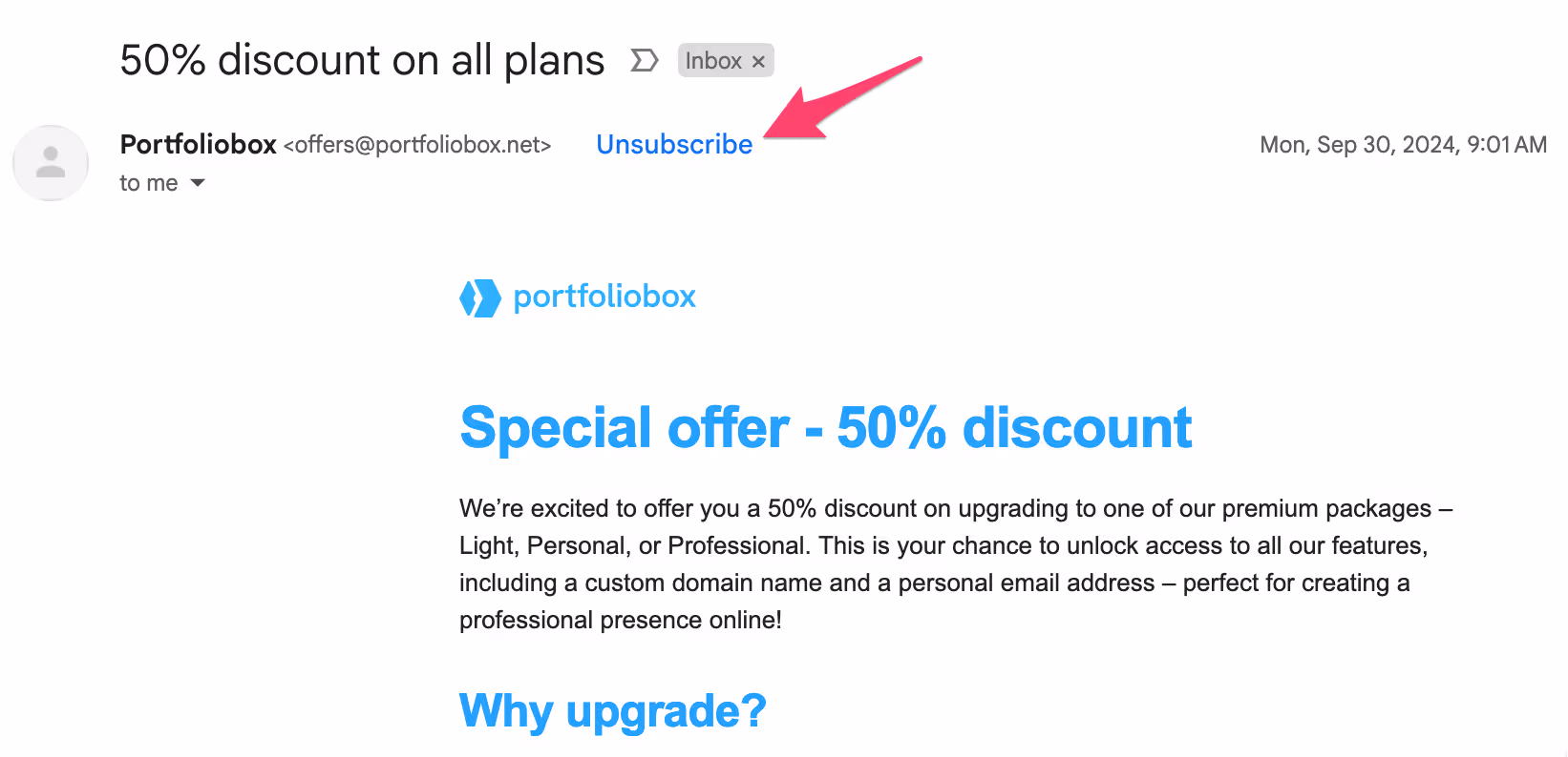 Source: Gmail screenshot