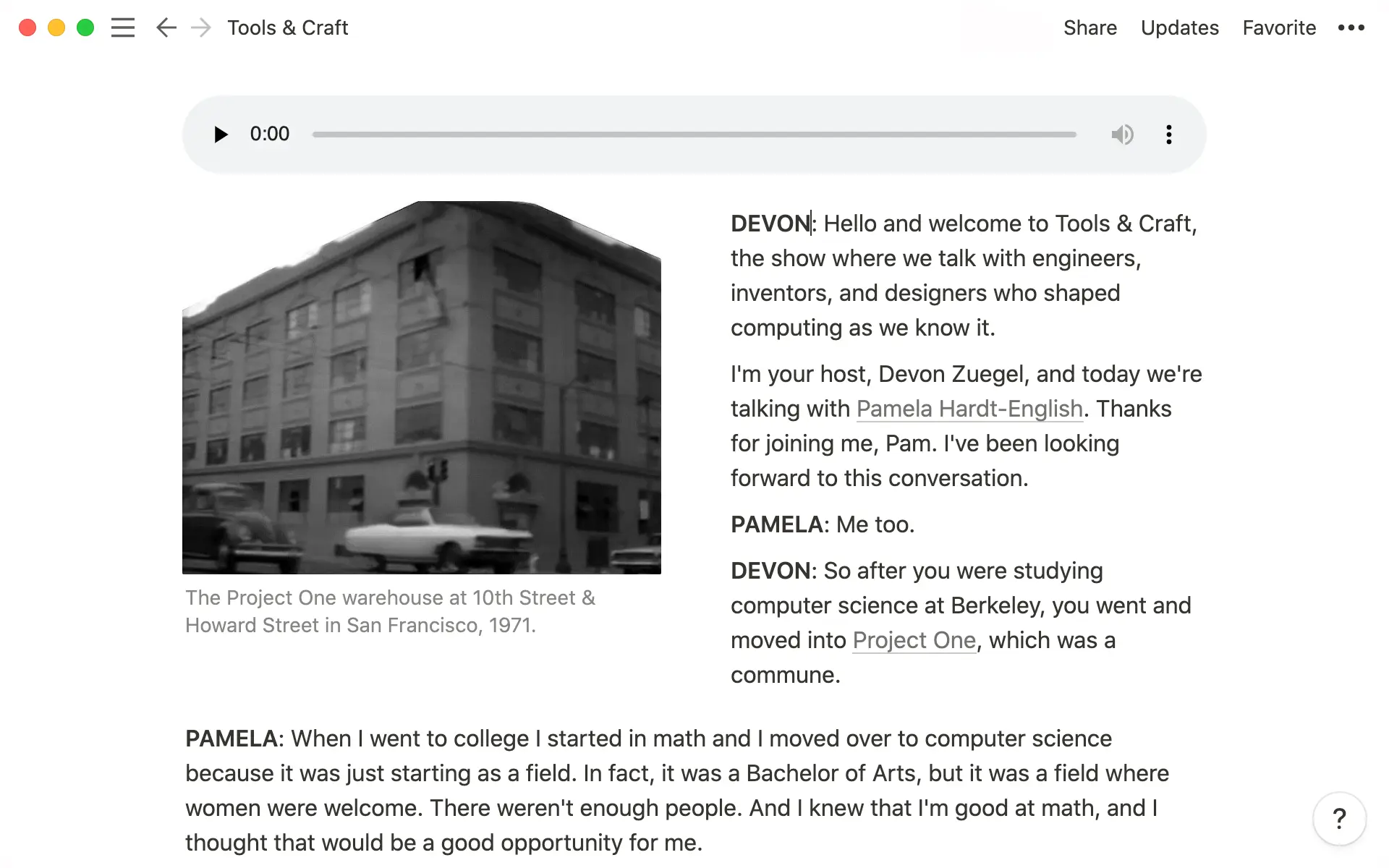 Creating columns with text blocks can give your pages an editorial feel.