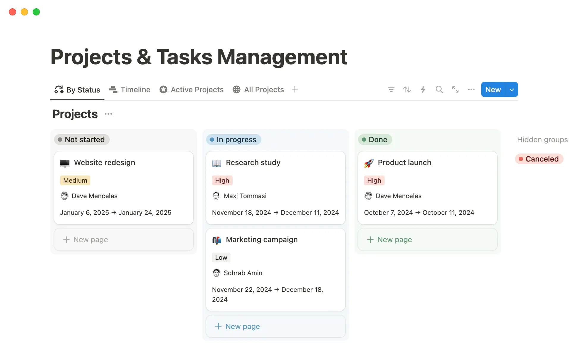Connect your projects and view them in multiple ways with boards, timelines, and more.