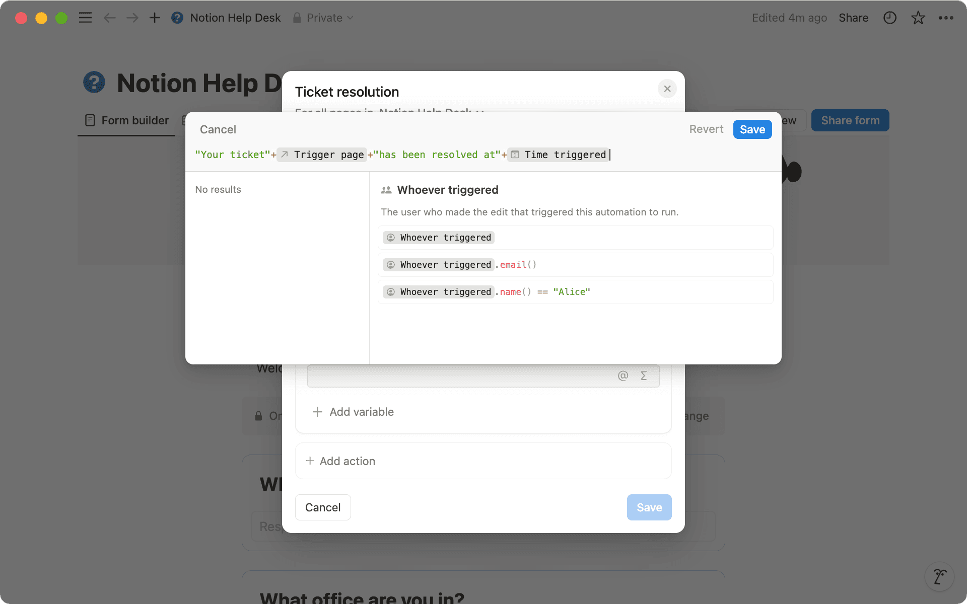 Use '+' signs to string your formula together. If your formula is incorrect, it will turn to red